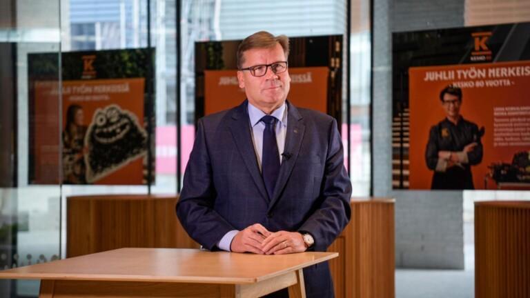 Mikko Helander, administrerende direktør for Kesko: »Et godt omdømme understøtter en god forretningsmæssig udvikling, både nu og i fremtiden«